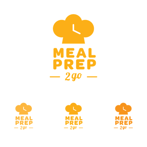 Meal logo with the title 'Meal Prep 2 Go'