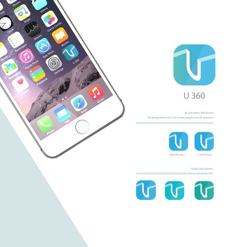 Launch design with the title 'Mobile App Icon'
