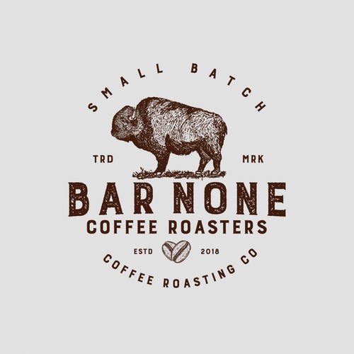 Yak logo with the title 'Bar None Logo Concept'