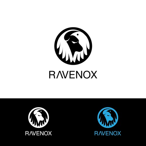 牛标志，标题为“ravenox标志”