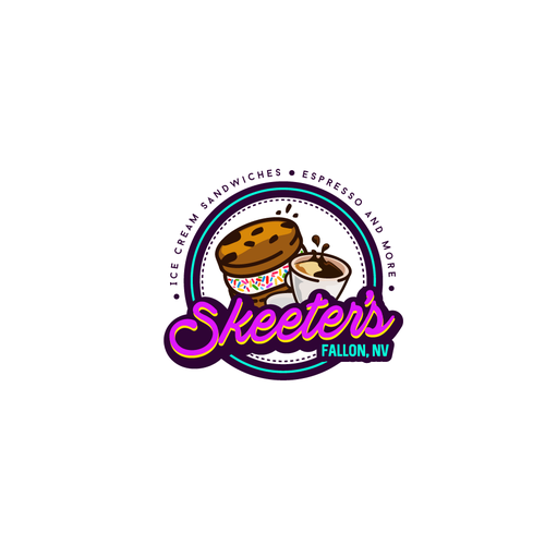 Sandwich shop logo with the title 'Logo for Skeeter's'