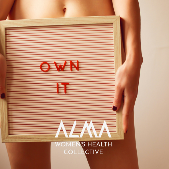 Strong design with the title 'Women's health company'