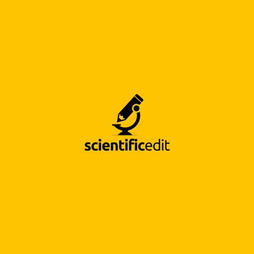 Science logo with the title 'Modern logo for Scientific Edit'