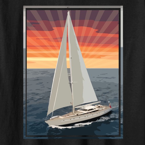 Yacht design with the title 'Yacht design'