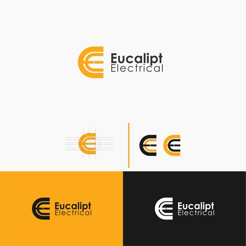 Electrical brand with the title 'logo design contest entry'
