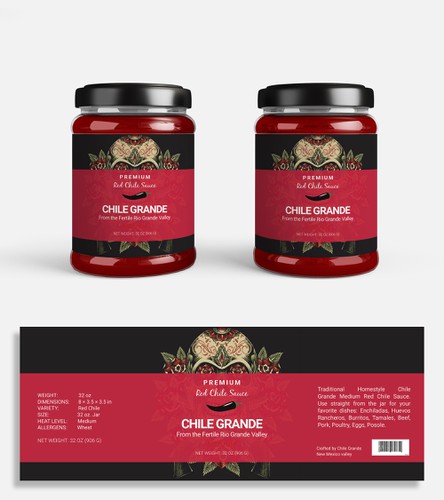 Retail label with the title 'Branding | Product Label '