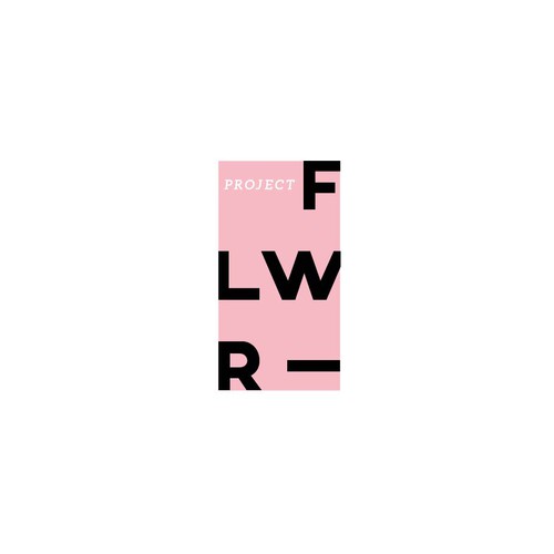 Community brand with the title 'Modern Logo for Project FLWR'