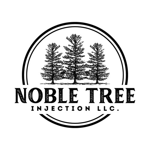 Fir tree logo with the title 'Noble Tree Injection LLC'