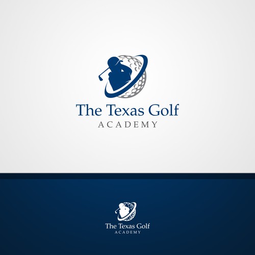 Texas logo with the title 'The Texas Golf Academy'