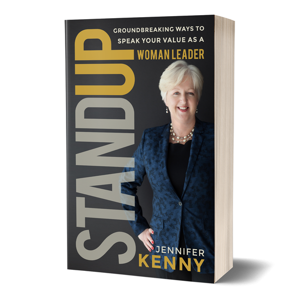 Leadership book cover with the title 'Bookcover for Standup'