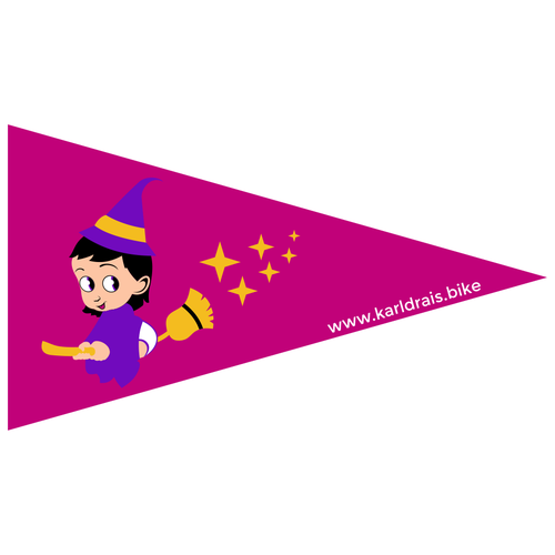 Baby artwork with the title 'witch'