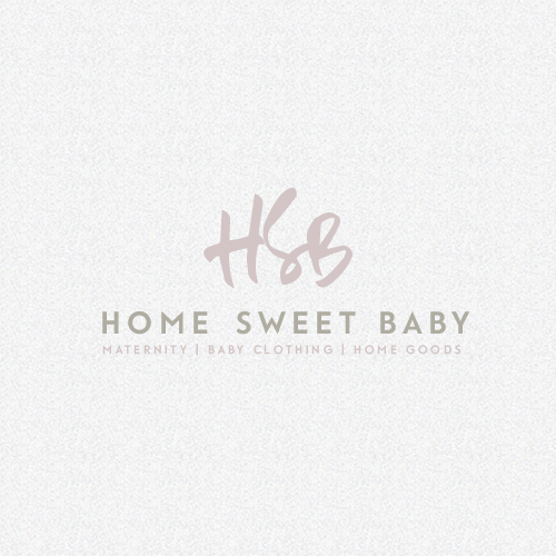 Maternity logo with the title 'Home Sweet Baby'