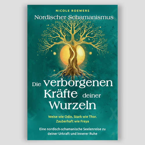 Spiritual book cover with the title 'Book cover'