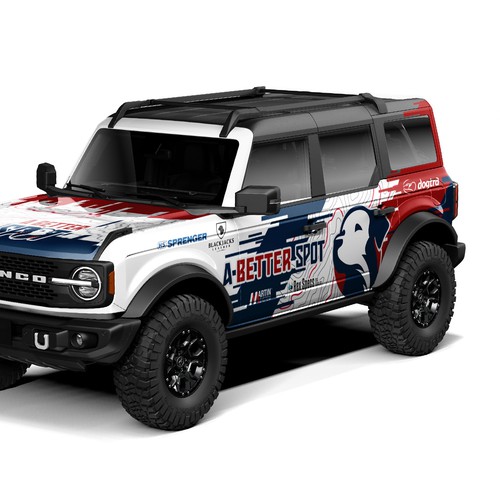 Ford design with the title 'A Better Spot Bronco'