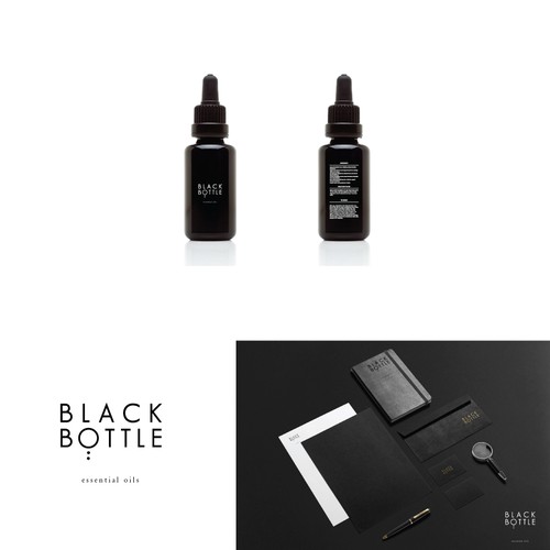 Hemp oil logo with the title 'Logo'