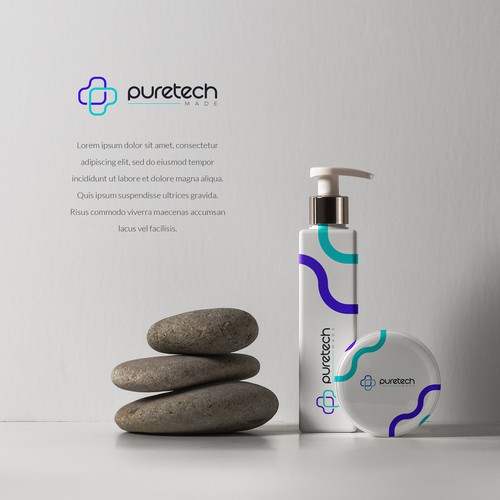 Healthy brand with the title 'Logo Design'