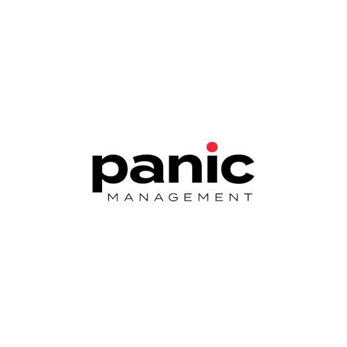 Dot design with the title 'Panic Logo'