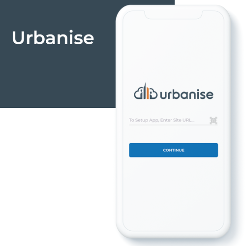 Element design with the title 'Business App for Technology Company - Urbanise'