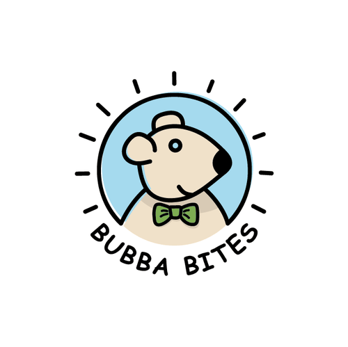 Sweet treat logo with the title 'Logo for dog treats'