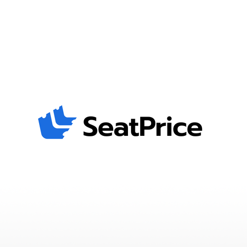 Ticket logo with the title 'Seat Tickets Price Comparison Site - logo design proposal'