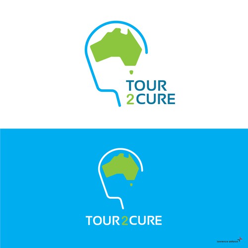 Advocacy logo with the title 'Tour 2 Cure Logo'