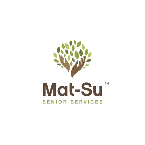 Bloom design with the title 'Logo design for Mat-Su Senior Services'