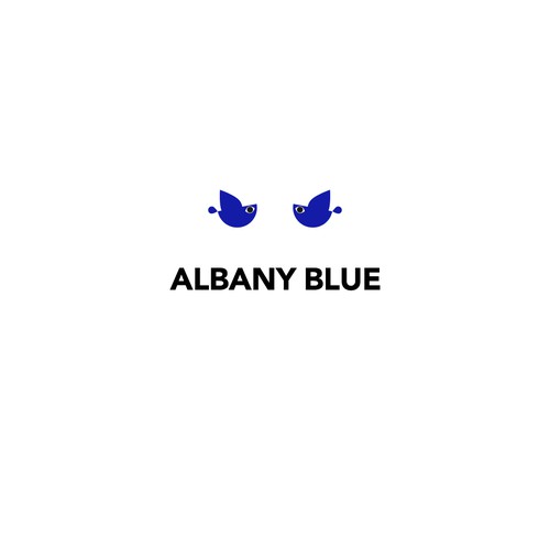 Sparrow design with the title 'ALBANY BLUE'