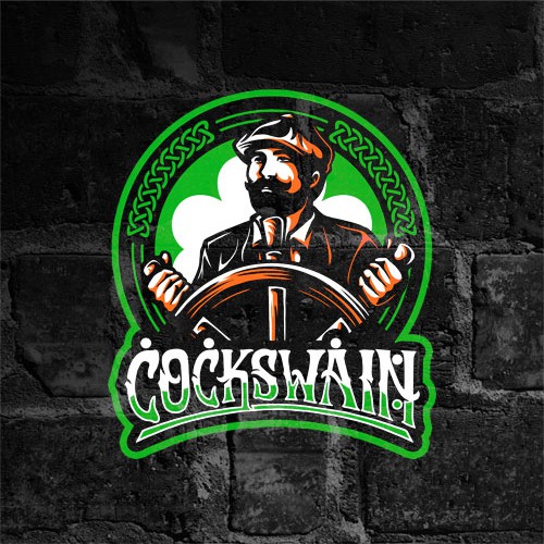 Irish logo with the title 'Cockswain Band Logo'