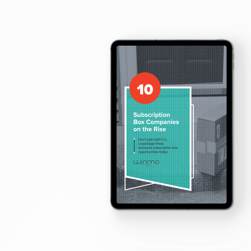 Online marketing design with the title 'Ebook for Winmo '