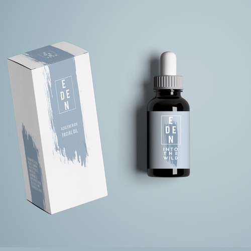 Makeup packaging with the title 'Eden packaging'