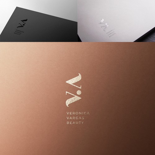 Makeup logo with the title 'Logo for hair and makeup studio'