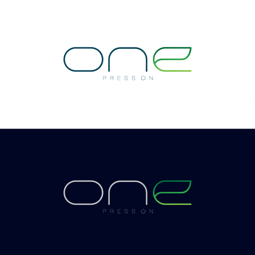 Drink design with the title 'ONE'