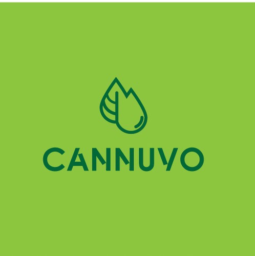 Hemp oil logo with the title 'CBD Oil Organic Products'