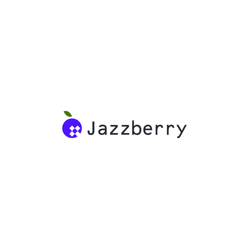 Blueberry logo with the title 'Logo for a software firm.'
