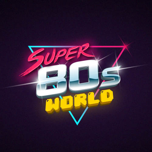 80s logo design