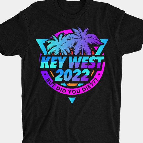 Summer t-shirt with the title 'KEY WEST 2022 CONTEST'
