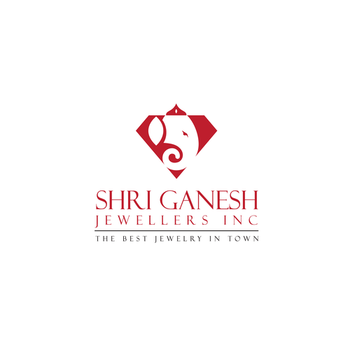 Jewelry brand with the title 'Simple logo for a retail Indian jewellery store'