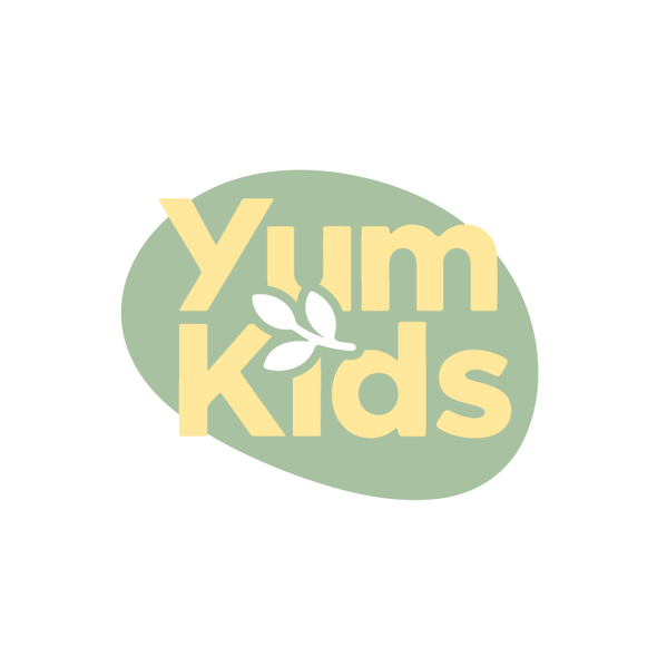 Leaf logo with the title 'Yum Kids'