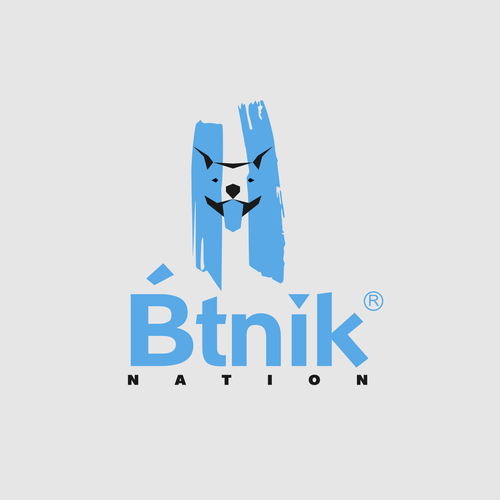 Pitbull design with the title 'Pit bull mascot'