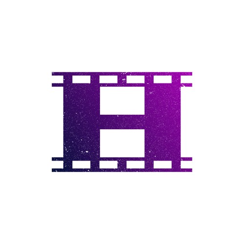 Film reel logo with the title 'Logo for media production company'