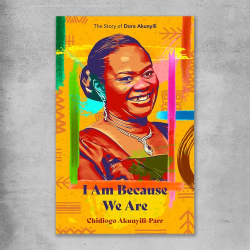 Biography book cover with the title 'I Am Because We Are'