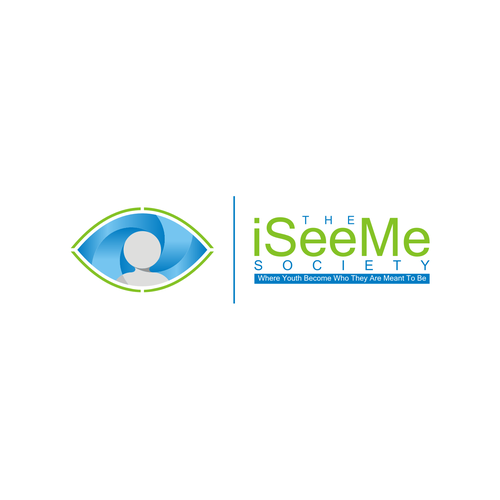 Visionary logo with the title 'THE iSeeMe SOCIETY LOGO'