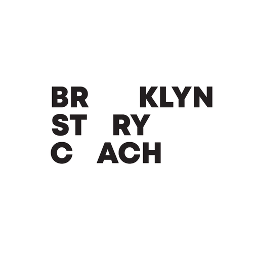 Minimalist brand with the title 'Brooklyn Story Coach Logo and Branding'