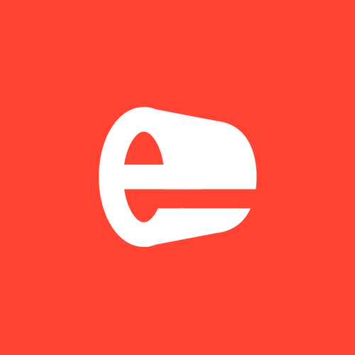 Plumbing design with the title 'letter e + pipe'