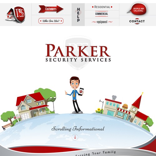 Elegant website with the title 'Innovative website design'