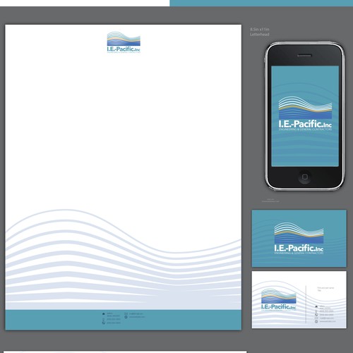 Engineering brand with the title 'IE pacific'