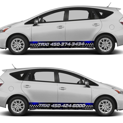 Taxi design with the title 'taxi'