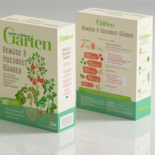 Product packaging with the title 'Product packaging'