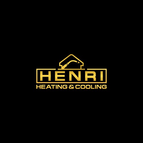 Heating design with the title 'Henri Heating & Cooling'