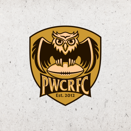 Rugby logo with the title 'Rugby Owl Logo'